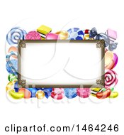 Poster, Art Print Of Sign Or Border Of Candy
