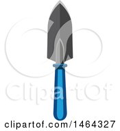 Clipart Of A Hand Spade Garden Tool Royalty Free Vector Illustration by Vector Tradition SM