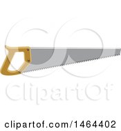 Clipart Of A Saw Tool Royalty Free Vector Illustration
