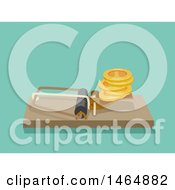 Poster, Art Print Of Mouse Trap With Coins
