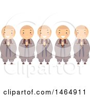 Poster, Art Print Of Group Of Buddhist Monk Boys