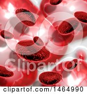Poster, Art Print Of 3d Background Of Blood Cells