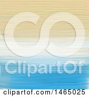 Poster, Art Print Of Painted Abstract Beach Colored Background