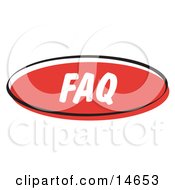 Red Faq Internet Website Button