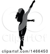 Poster, Art Print Of Silhouetted Woman Dancing