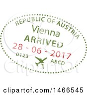 Clipart Of A Passport Stamp Design Royalty Free Vector Illustration by Vector Tradition SM