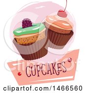 Poster, Art Print Of Cupcake Design With Text