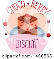 Clipart Of A Dessert Design With Text Royalty Free Vector Illustration