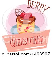 Poster, Art Print Of Cheesecake Design With Text