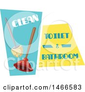 Clipart Of A Cleaning Design Royalty Free Vector Illustration