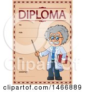 Poster, Art Print Of Science Teacher On A Diploma