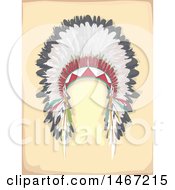 Poster, Art Print Of Native American Feather Headdress