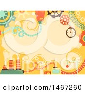 Clipart Of A Steampunk Laboratory Royalty Free Vector Illustration