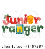 Poster, Art Print Of Junior Ranger Word Design