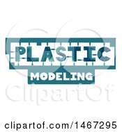 Poster, Art Print Of Plastic Modeling Text Design