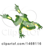 Poster, Art Print Of Cute Leaping Frog