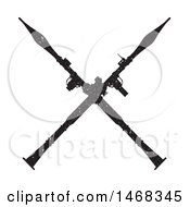 Poster, Art Print Of Distressed Crossed Rifle Design