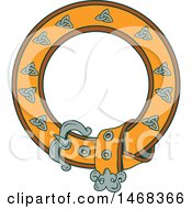 Celtic Belt Forming A Round Frame
