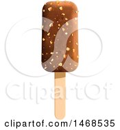 Poster, Art Print Of Chocolate And Nut Popsicle