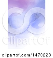 Poster, Art Print Of Purple Watercolor Background