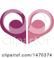 Clipart Of A Heart Design Royalty Free Vector Illustration
