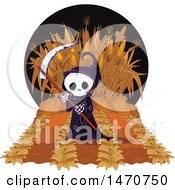 Poster, Art Print Of Grim Reaper In A Maze