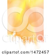Poster, Art Print Of Yellow And Orange Watercolor Background