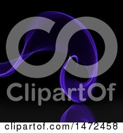 Clipart Of A Purple Smoke Background Royalty Free Illustration