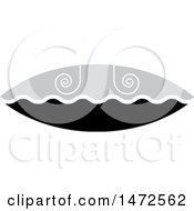 Clipart Of A Grayscale Spiral Design Royalty Free Vector Illustration by Lal Perera