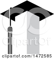 Poster, Art Print Of Tower With A Tassel And Graduation Cap Roof