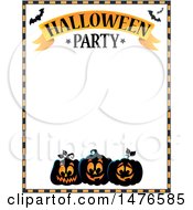 Poster, Art Print Of Halloween Party Invitation Border