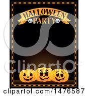 Poster, Art Print Of Halloween Party Invitation Border