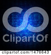 Clipart Of A Binary Code Background Royalty Free Illustration