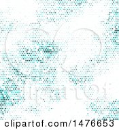 Clipart Of A Halftone Dots Background Royalty Free Vector Illustration