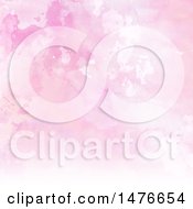 Clipart Of A Pink Watercolor Background Royalty Free Illustration
