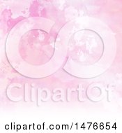 Poster, Art Print Of Pink Watercolor Background