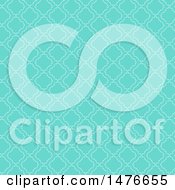 Poster, Art Print Of White And Turquoise Pattern Background