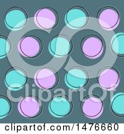Poster, Art Print Of Sketched Retro Circle Pattern Background