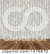 Poster, Art Print Of 3d Wooden Wall And Floor Background