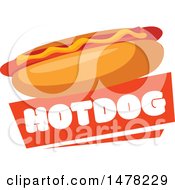 Poster, Art Print Of Hot Dog And Text Design