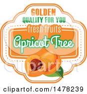 Poster, Art Print Of Apricot And Text Design