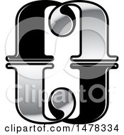 Clipart Of A Letter J Design Royalty Free Vector Illustration by Lal Perera