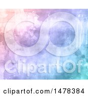 Clipart Of A Colorful Watercolor Background Royalty Free Illustration