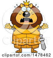 Chubby Scared Lion Knight