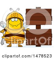 Poster, Art Print Of Chubby Bee Knight By Wood Signs