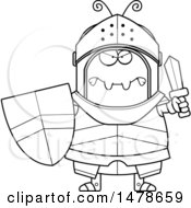 Chubby Outline Mad Ant Knight