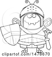 Chubby Outline Bee Knight