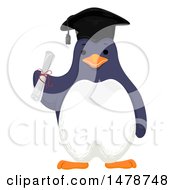 Poster, Art Print Of Graduate Penguin Holding A Diploma