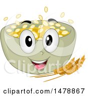 Bowl Of Oatmeal Mascot