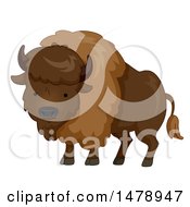 Poster, Art Print Of Cute Bison